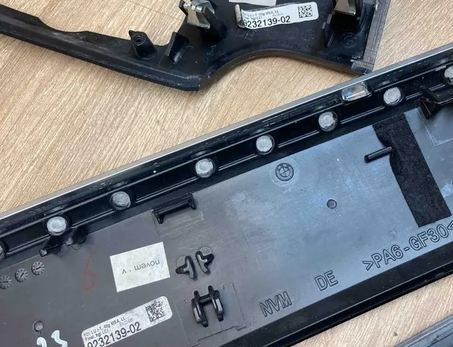 BMW 7 Series E23 (1977-1987) Salona apdares sloksņu komplekts 9251216,9232139,9123650 34396204