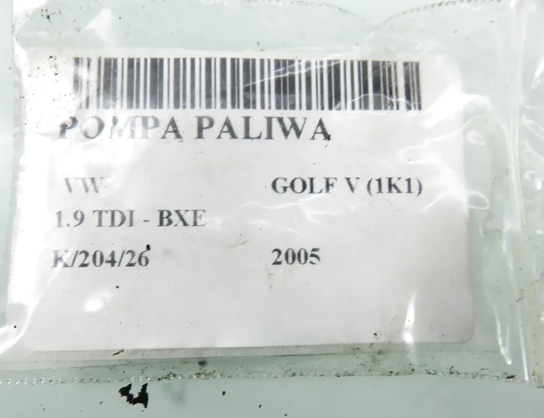 VOLKSWAGEN Golf 5 generation (2003-2009) Fuel Pump 1K0919050D 34355706