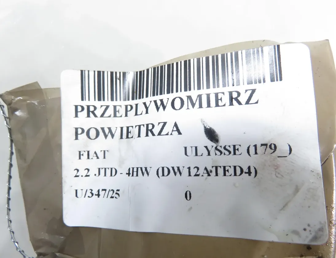 FIAT Ulysse 2 generation (2002-2010) Воздухомер воздушного фильтра 9632215280 33583635