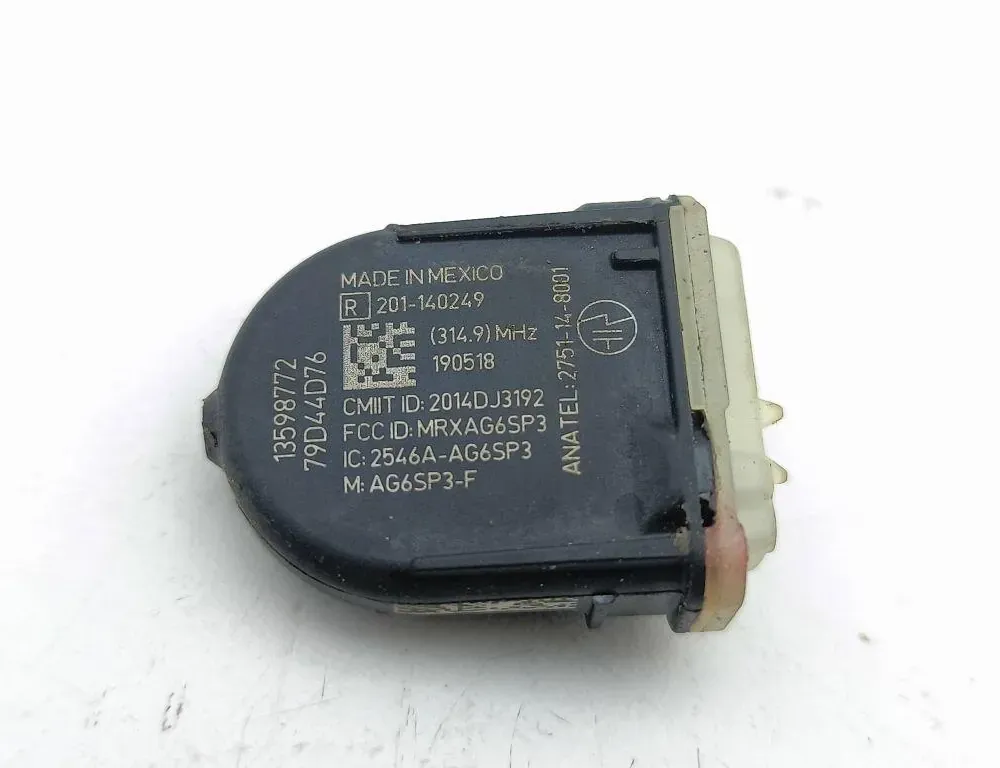 CHEVROLET Trax 1 generation (2013-2022) Riepu spiediena sensors 201140249 33447500