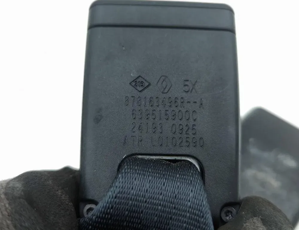 RENAULT Captur 2 generation (2019-2023) Средняя пряжка сиденья задняя 878160173R,24213224 33492475