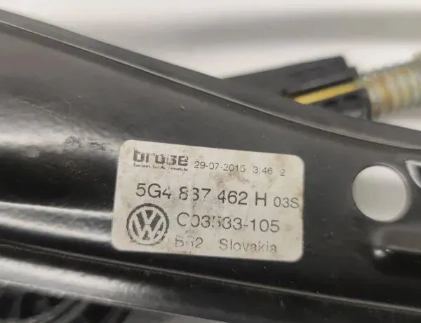 VOLKSWAGEN Variant VII TDI (2014-2024) Стеклоподъемник задней правой двери 5g4837462h 33328740
