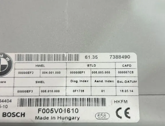 BMW 3 Series F30/F31 (2011-2020) Bootlid Control Unit 7388490 33511497