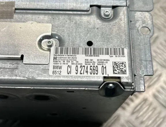 BMW 5 Series F10/F11 (2009-2017) Автомагнитола с навигацией 9274569 33537127