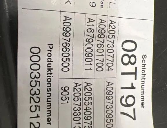 MERCEDES-BENZ C-Class W205/S205/C205 (2014-2023) Rear left door window lifter A2057307704 33900714