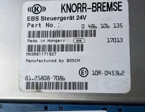 MAN TGX (2007-present) EBS7 ECU control unit 0486106135,81258087086 30149839