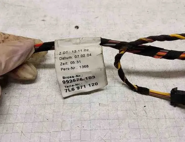 VOLKSWAGEN Touareg 1 generation (2002-2010) Priekšējo labo durvju elektroinstalācija 1J0972704,6Q0972705,7L6971120,1J0973332,7L0971905,6Q0973717,3B0972712,6Q0972704,992576103,8Z0972701 32563999