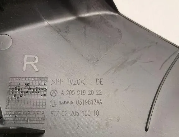 MERCEDES-BENZ C-Class W205/S205/C205 (2014-2023) Детали обивки сиденья A2059191922 33182891