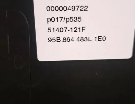 PORSCHE Macan 1 generation (2013-2023) Bagāžas nodalījuma slēdzenes apdare 95B864483 33196766