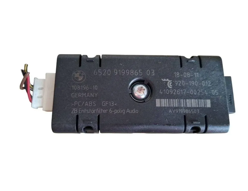 BMW 5 Series F10/F11 (2009-2017) Antenas pastiprinātājs 6520919986503 33403420