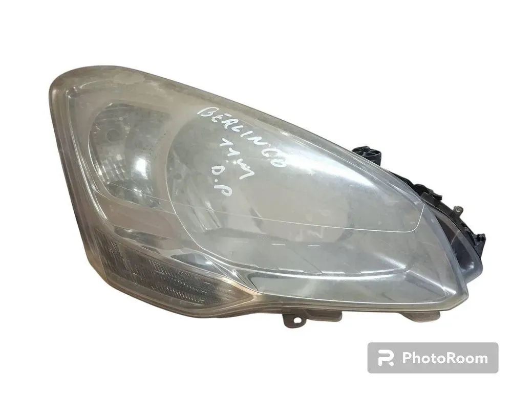 CITROËN Berlingo 2 generation (2008-2023) Front Right Headlight 9682828180 33404369