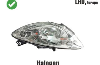 PEUGEOT 1007 1 generation (2005-2009) Priekšējais kreisais lukturis A08H4GTD,89045709,PA66GF30,89900055,03706,620849 32877118