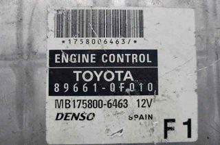 TOYOTA Avensis 2 generation (2002-2009) Motora vadības bloks 896610F010,MB1758006463 32617017