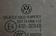 VOLKSWAGEN Golf Plus 1 generation (2004-2009) Aizmugurējo Durvju Stikla Sliede 43R00048,E000255,DOT24M68AS2 25911837