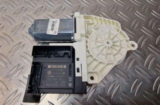 VOLKSWAGEN Passat B6 (2005-2010) Priekšējo kreiso durvju logu pacēlāja motorīts 1K0959792L,1K0959702P 31241669