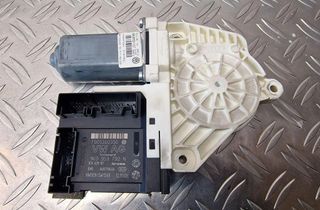 VOLKSWAGEN Passat B6 (2005-2010) Priekšējo kreiso durvju logu pacēlāja motorīts 1K0959792N,1K0959702AC 31243157