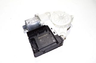 VOLKSWAGEN Golf 5 generation (2003-2009) Priekšējo kreiso durvju logu pacēlāja motorīts 1K0959793M,1K5837401AJ 22926613