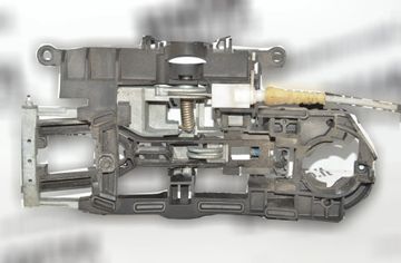 BMW 7 Series F01/F02 (2008-2015) Priekšējo labo durvju iekšējā roktura rāmis/kronšteins 7187228 2192484