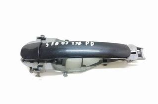 SKODA Fabia 2 generation (2010-2014) Rear right door outer handle 1Z0839886A,5J0837886C 22695391