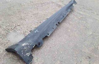 BMW X6 E71/E72 (2008-2012) Kreisās puses dekoratīvā plastmasas sliekšņu uzlika 51777176234,10503410 25477962