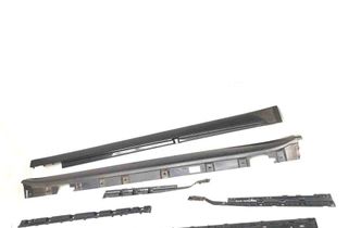 BMW 7 Series F01/F02 (2008-2015) Наружний пластиковый порог правый 42551931,7187101,7213447,7187102,7187104,7187103,7213448,CN19165 32206162