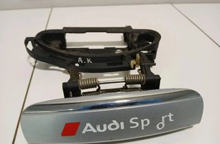 AUDI A6 C6/4F (2004-2011) Kreisās puses bīdāmo durvju ārējais rokturis 4F0837207,4F0837207B 29755765