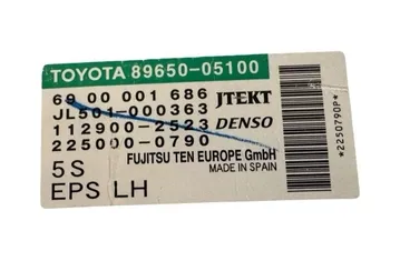 TOYOTA Avensis 3 generation (2009-2020) Stūres pastiprinātāja vadības bloks 8965005100 33236933