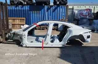 PORSCHE Taycan 1 generation (2019-2023) Четверть передняя левая 33793994