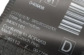 CITROËN C5 2 generation (2008-2017) Ремень безопасности передний правый 96560562XX 33244161