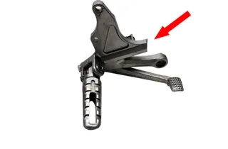 KAWASAKI NINJA Priekšējais labās puses kāju balsta kāju pakaramais 350630052 34793378