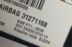 VOLVO XC60 1 generation (2008-2017) SRS переднего левого сиденья 31271168 33130234