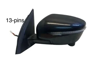 NISSAN Qashqai 2 generation (2013-2023) Priekšējais kreisais durvju spogulis E4045533 33502363