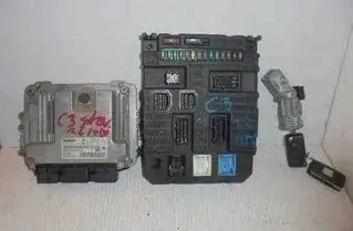 CITROËN C3 2 generation (2009-2016) Engine ECU Set 9659285480,9662212280 32475757