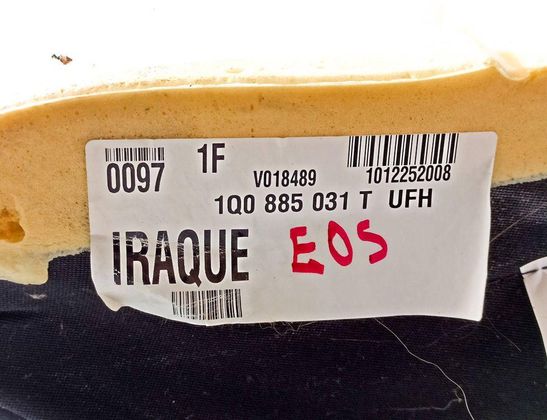 VOLKSWAGEN Eos 1 generation (2006-2020) Сиденье заднее 1007235,1Q0885031,V018489,1Q0885031T,1012252008 32936227