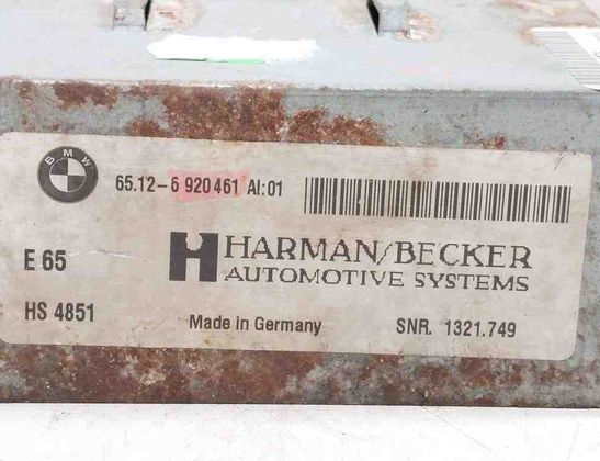 BMW 5 Series E60/E61 (2003-2010) Skaņas pastiprinātājs 6920461,65126920461,1321749 32722478