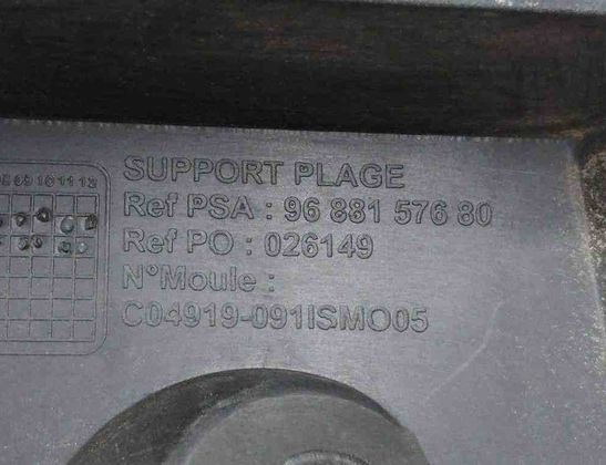 PEUGEOT 508 1 generation (2010-2020) Rear Left Bumper Bracket 9688157680,026149 32730529