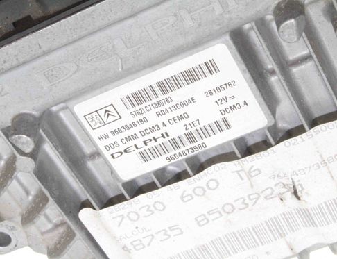 PEUGEOT 307 1 generation (2001-2008) Engine Control Unit ECU 9663548180 22979280