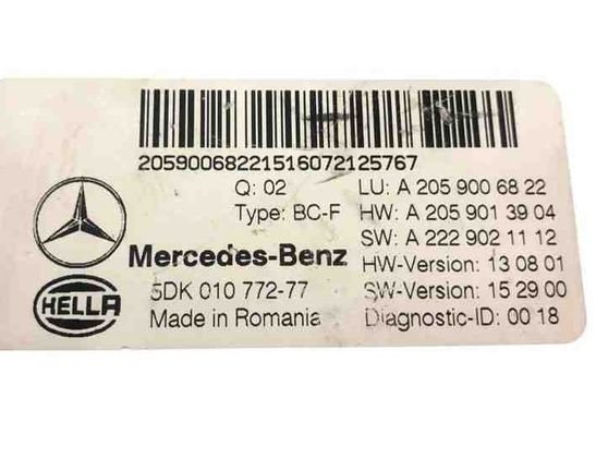 MERCEDES-BENZ C-Class W205/S205/C205 (2014-2023) Comfort Control Unit A2059006822 27213948
