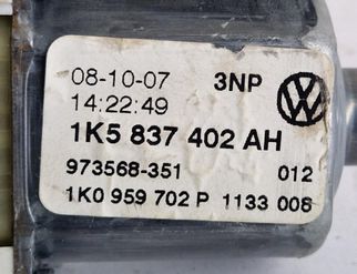 VOLKSWAGEN Golf 5 generation (2003-2009) Front Right Door Window Control Motor 0130822229,1K5837402AH,1K0959792L 32632108