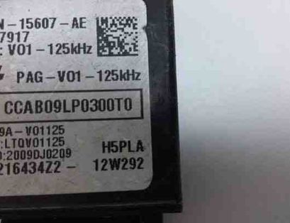 VOLVO S60 2 generation (2010-2020) Ignition Lock AH4N15607AE 20556978