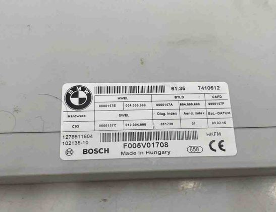 BMW 3 Series Gran Turismo F34 (2013-2017) Блок управления крышки багажника 7410612,F005V01708 31520116