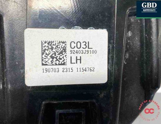 HYUNDAI Kona 1 generation (2017-2024) Фонарь крышки багажника левый 92403j9100 30897812