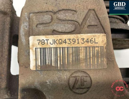 CITROËN Berlingo 3 generation (2018-2024) Priekšējais kreisais bremžu suports 1647879980,78tjkq4391346l 32991273