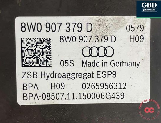 AUDI A4 B9/8W (2015-2024) ABS control unit 8w0614517jbef 33028494