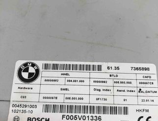 BMW 5 Series F10/F11 (2009-2017) Control Unit 7365898 22866400