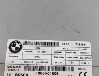 BMW 5 Series F10/F11 (2009-2017) Control Unit 7394651 23532596