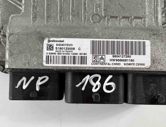 CITROËN C4 Picasso 2 generation (2013-2018) Engine Control Unit ECU 9804127280,S180123008C 25986996