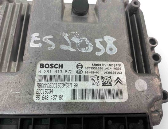 PEUGEOT 207 1 generation (2006-2009) Engine Control Unit ECU 9664843780,0281013872 29041933