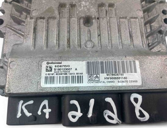 PEUGEOT 508 1 generation (2010-2020) Motora vadības bloks 9678628780,S180123007A 30341688
