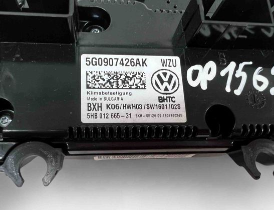 VOLKSWAGEN Golf 7 generation (2012-2024) Pегулятор климы 5G0907426AK 31411441